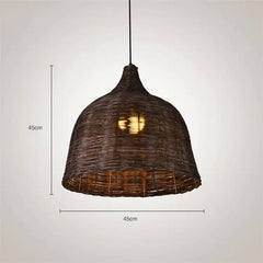 Enchanting Japanese Bamboo Pendant Lamps