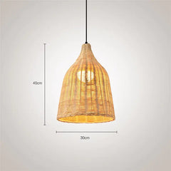 Enchanting Japanese Bamboo Pendant Lamps