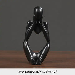 The Thinker Abstract Figurine